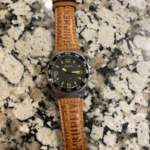 Men’s Fossil Watch Leather AM-4340